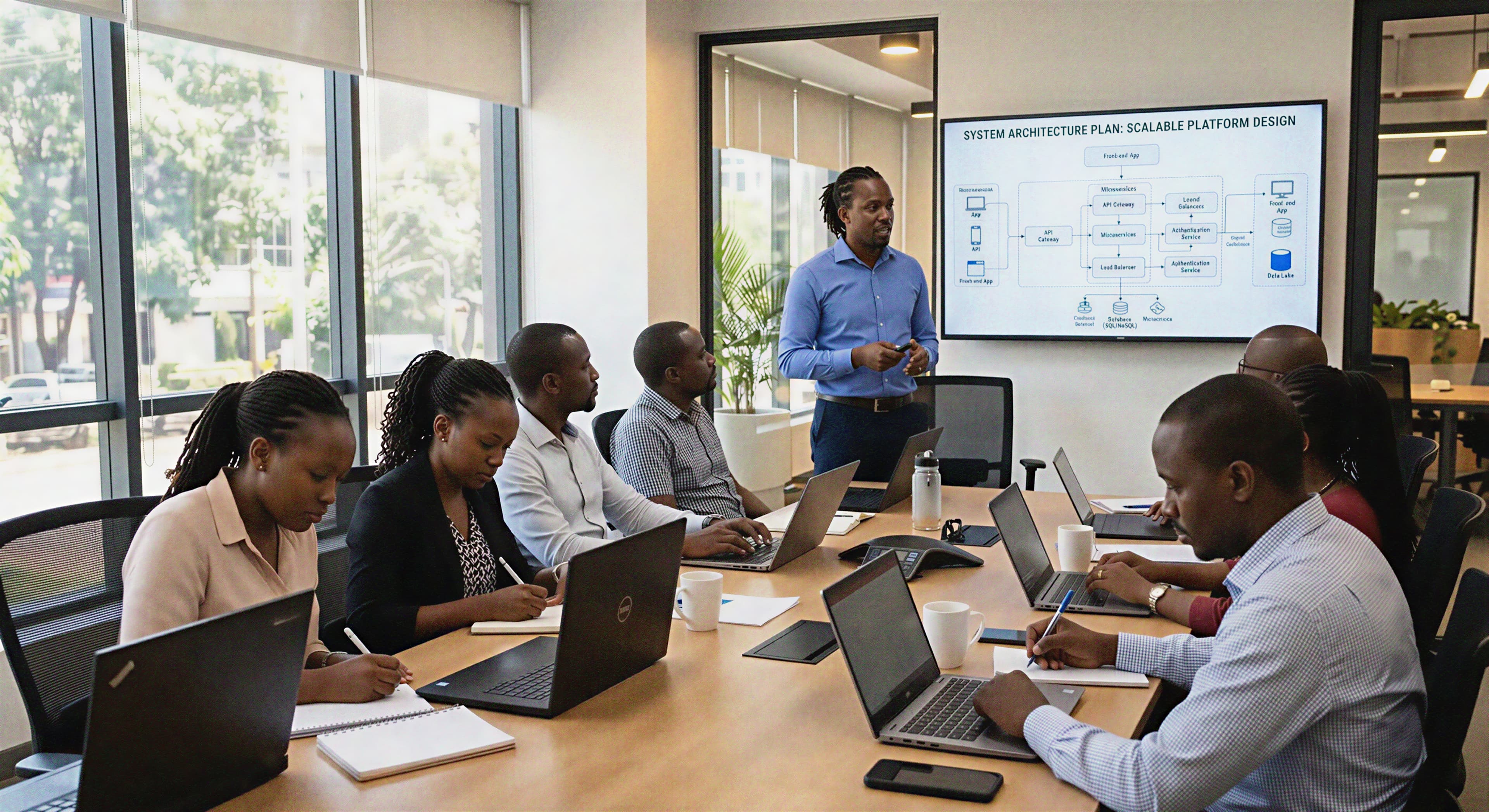 IT solutions and cybersecurity team in Nairobi Kenya — Afringe Limited